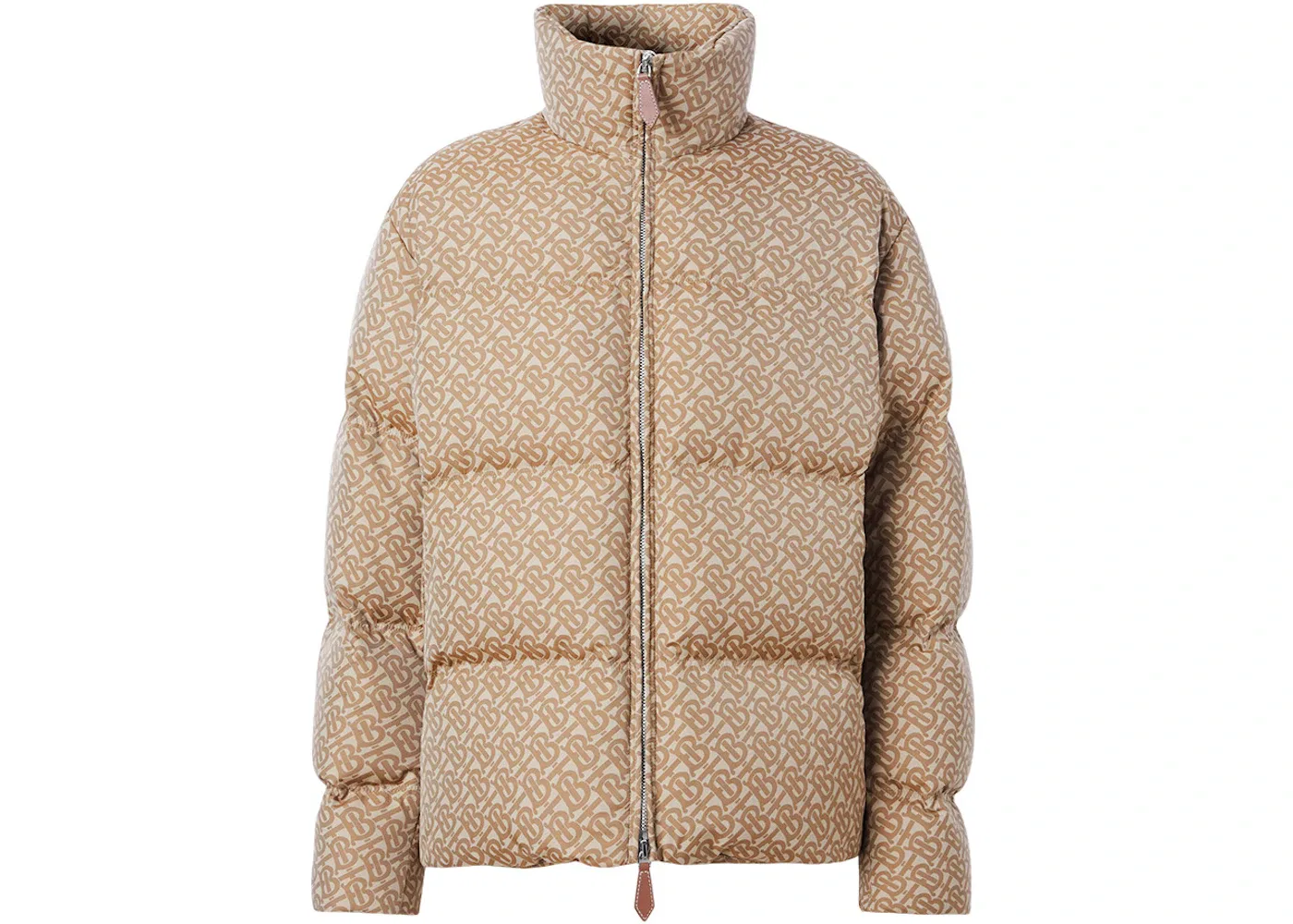 Мужская куртка-пуховик с монограммой Burberry, Soft Fawn