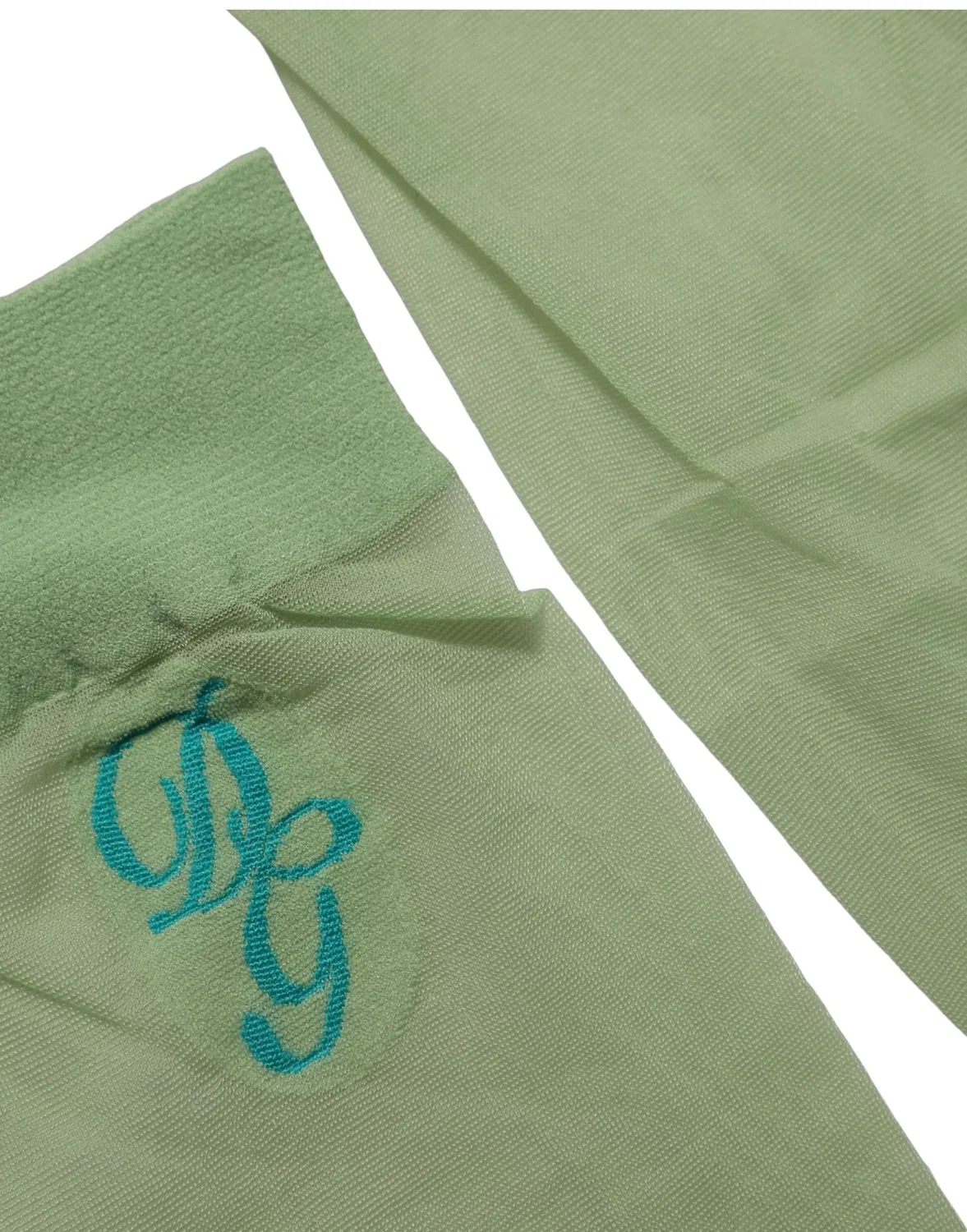 Женские носки до колена полупрозрачные Dolce & Gabbana, Green