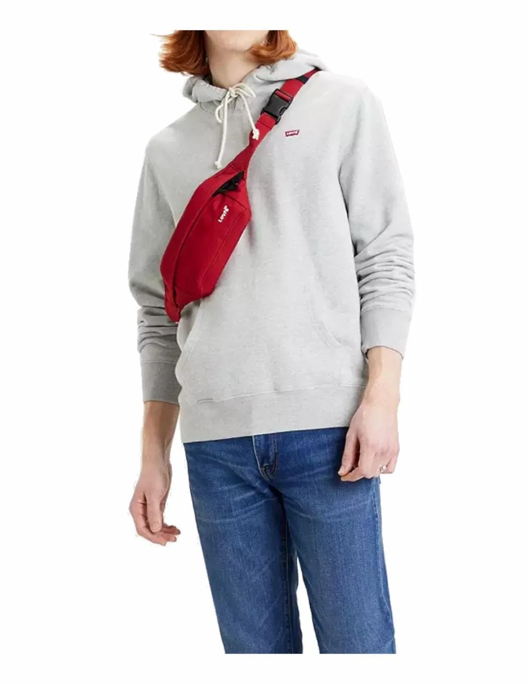 Мужское худи с капюшоном Levi's, Цвет Grau