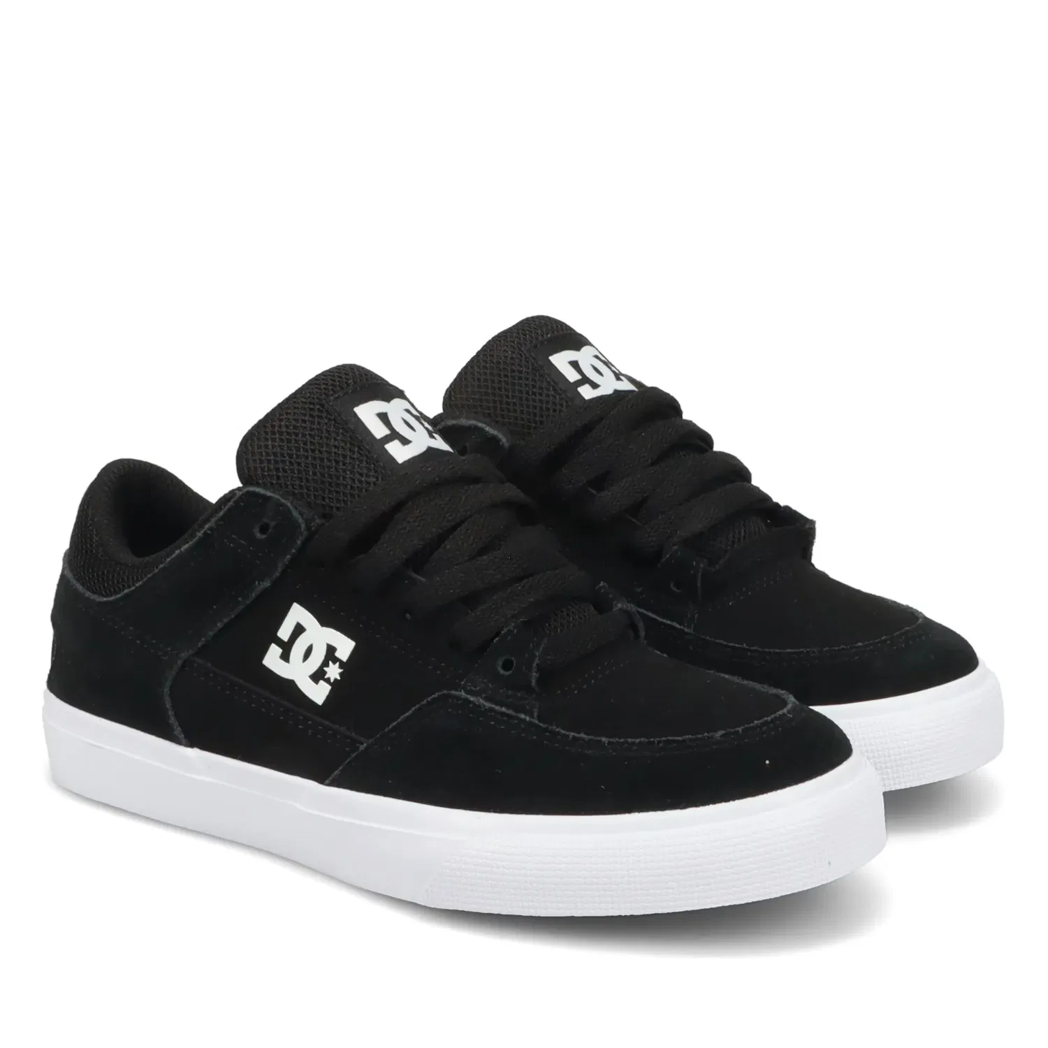 Детские кроссовки для мальчиков из кожи DC Shoes, Negro / Blanco — фото 2