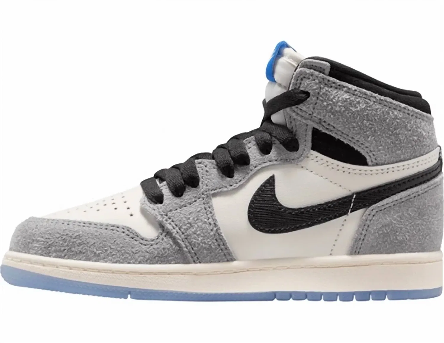 Детские кроссовки Jordan 1 Retro High OG All-Star, Grey/ Black-Sail-Game Royal — фото 2
