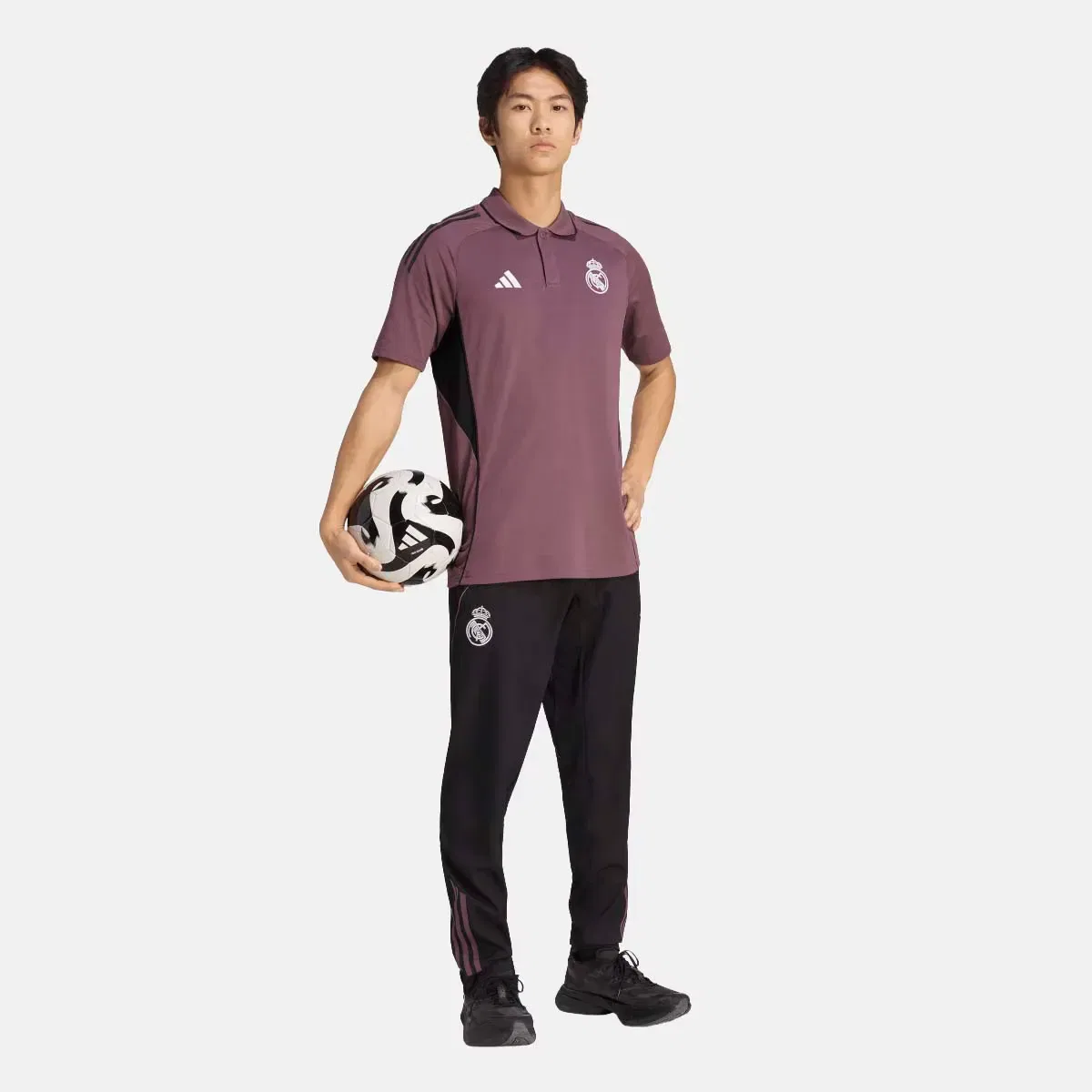 Мужские спортивные штаны с технологией AEROREADY Real Madrid CF 2025-2026 Pre Match Tiro25 Competition adidas, Negro — фото 4