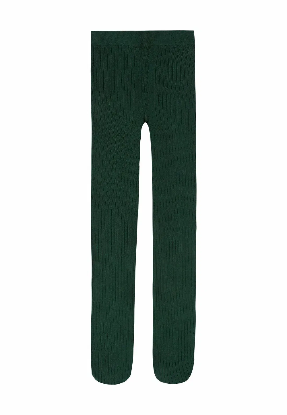 Узкие ребристые колготки Calzedonia, Grun Pine Green Ribbed