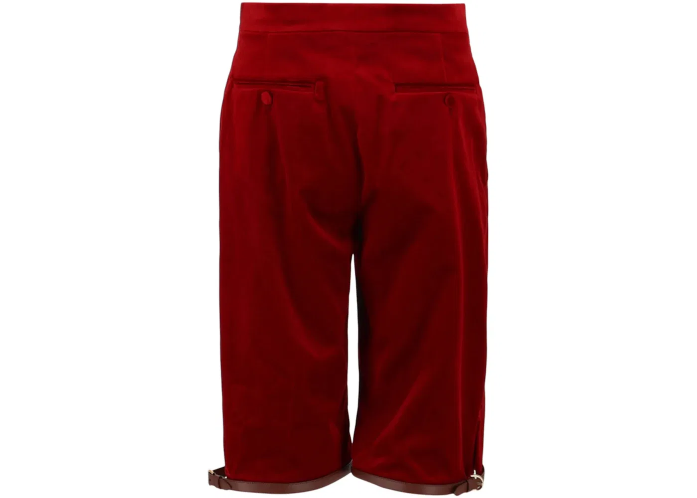 Мужские шорты из стрейч-вельвета Gucci, Red — фото 2