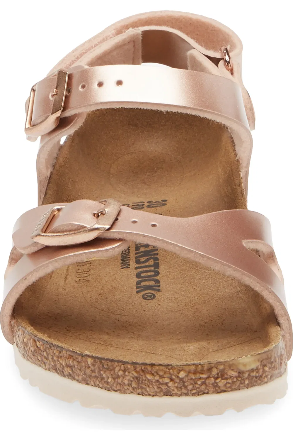 Сандалии детские с регулируемым ремешком Rio Birkenstock, коричневый — фото 4