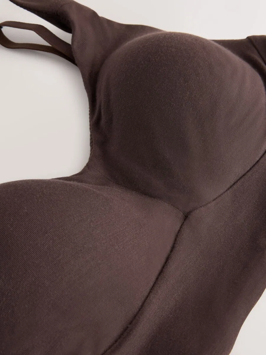 Бюстгальтер-бралетт Next 'Ultimate Comfort' в шоколадном цвете — фото 4
