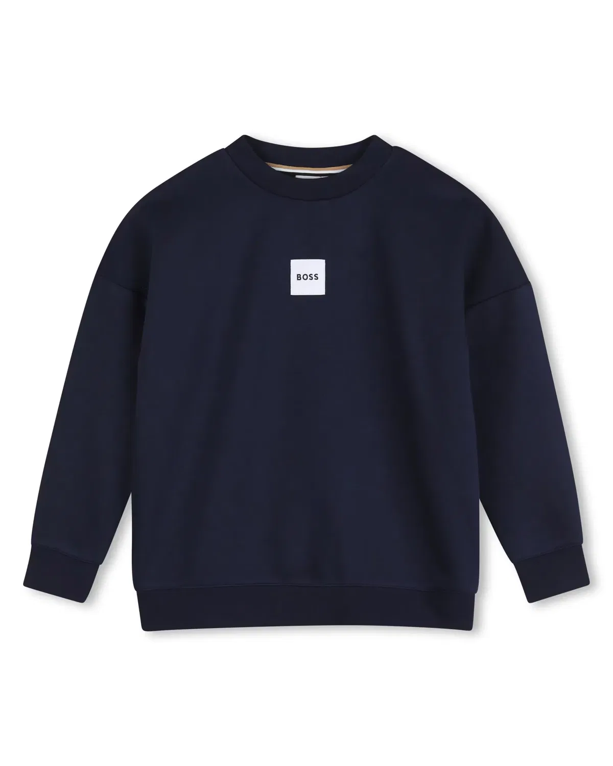 Детская худи для мальчиков с принтом BOSS Kidswear, Azul Marino