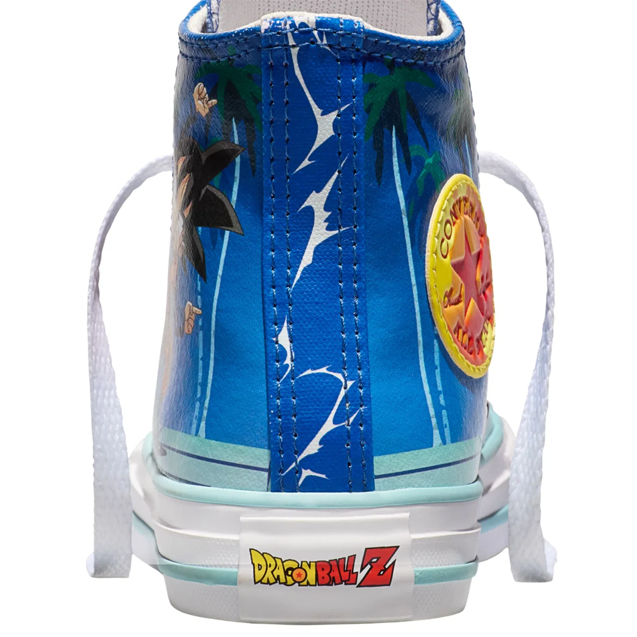 Детские кеды с высоким верхом с принтом Dragon Ball Z, Converse, Red/Multi/Blue — фото 4