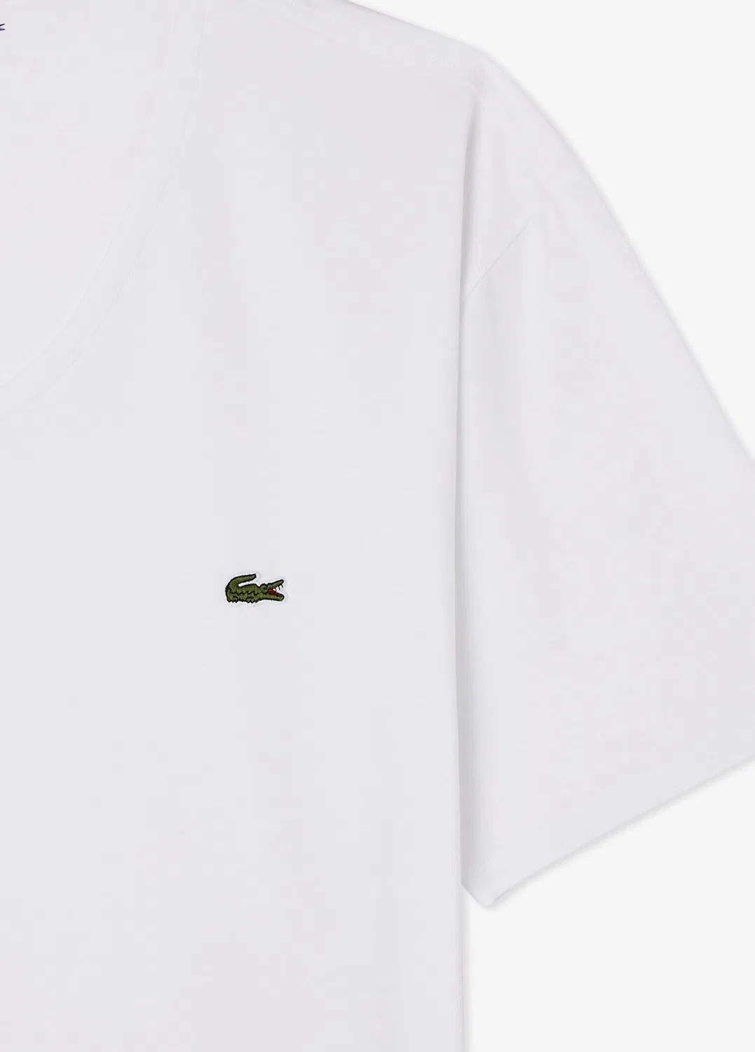 Футболка Lacoste V-образный вырез Slim Fit, белый — фото 4