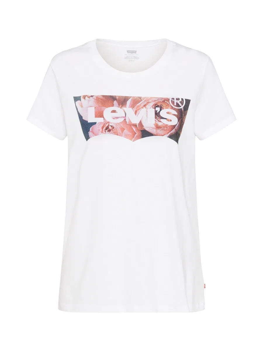 Футболка LEVI'S "Perfect Tee" белого цвета