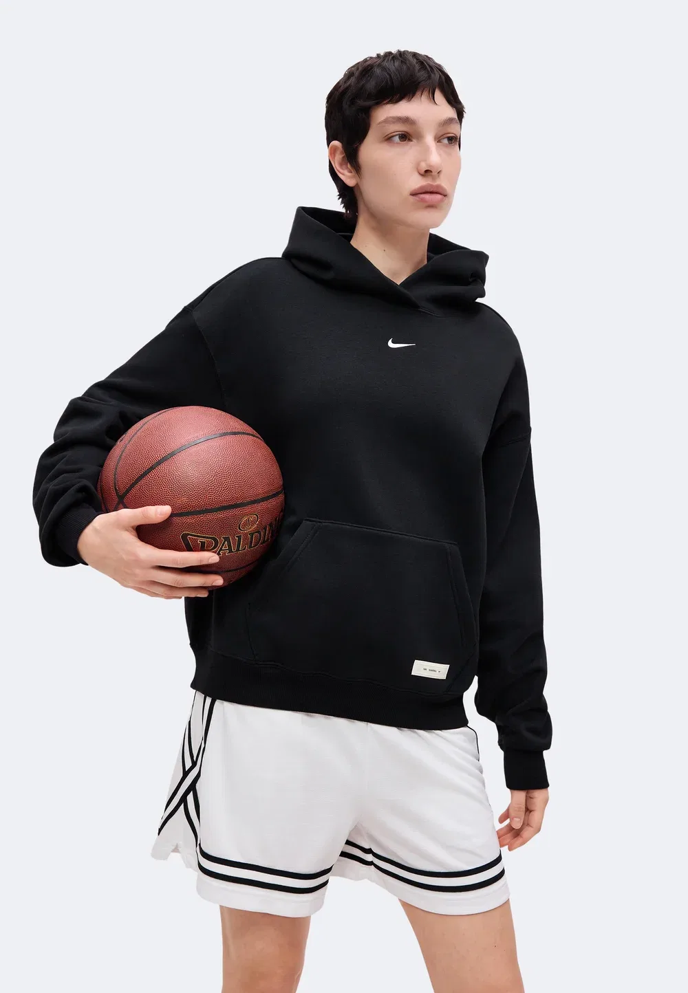 Худи с баскетбольной тематикой - худи Nike Performance, Black/White — фото 4