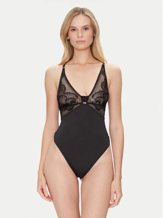 Боди Peony Lace Boss, черный