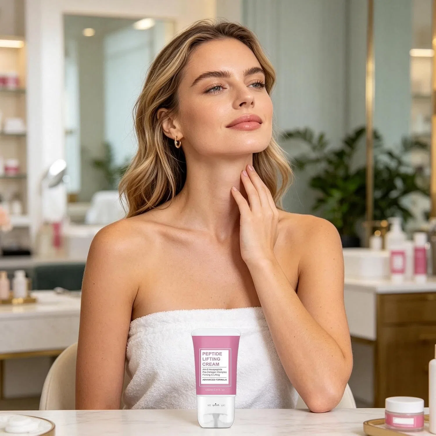 Крем для шеи с роликом, Hydrating Lifting Lotion, Generisch, 150 г — фото 3