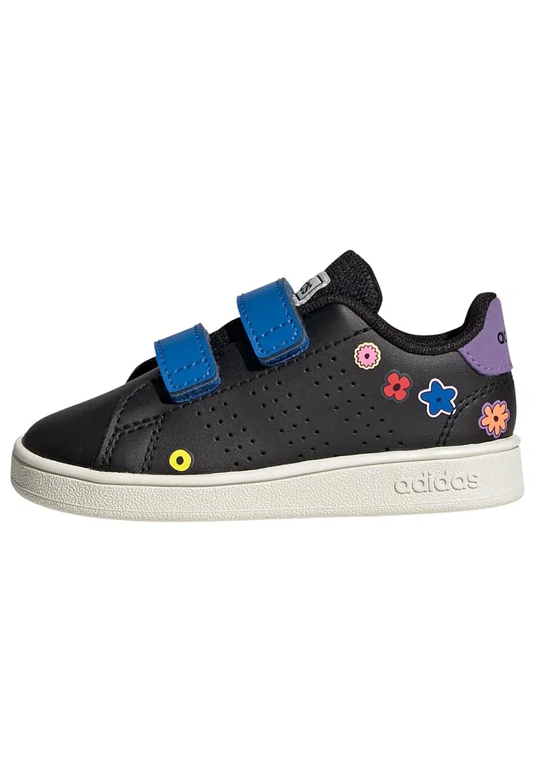 Детские кроссовки для мальчиков низкие Advantage Cf I Adidas, Core Black Core Black Violet Fusion