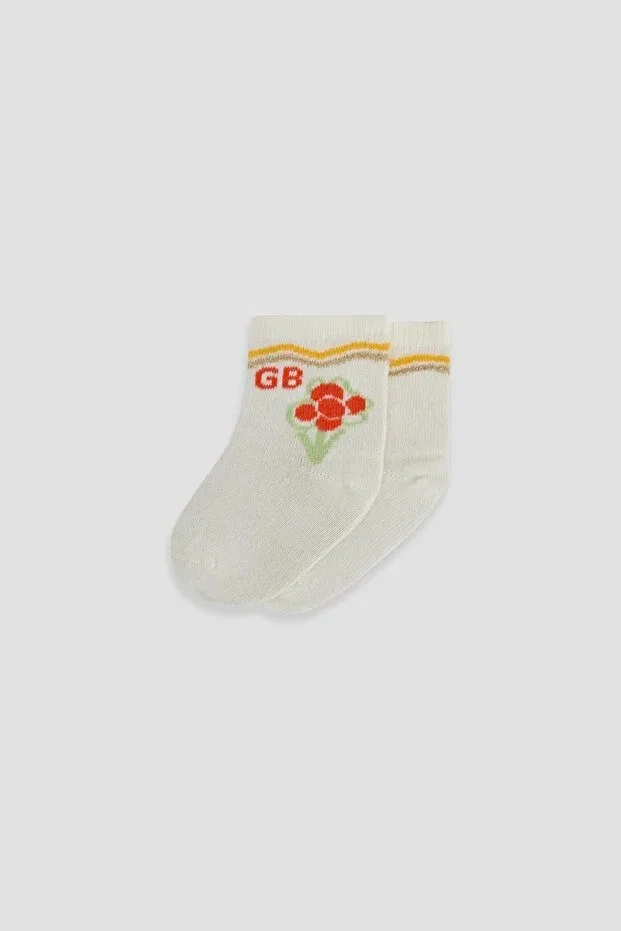 Детские носки для девочек Gb Baby, Ecru