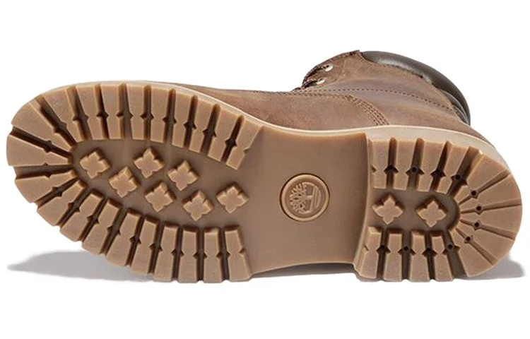 Ботинки мужские Timberland кожаные коричневые — фото 3
