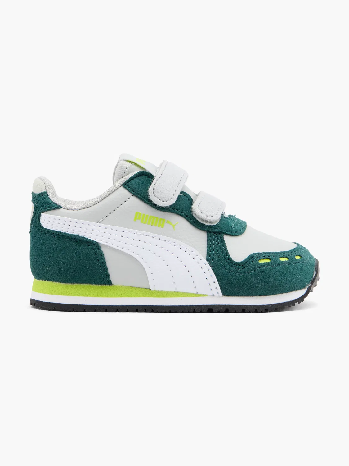 Детские кроссовки для мальчиков PUMA CABANA RACER SL 20 V INF, зеленый