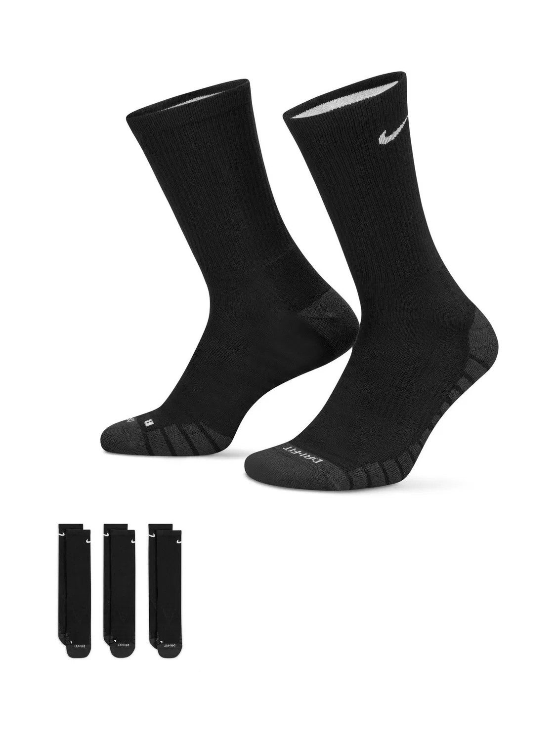 Носки спортивные Everyday Max Nike, черные