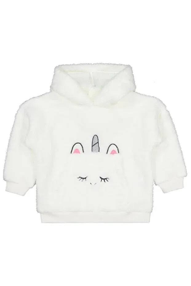 Детский спортивный костюм для девочек с вышивкой Unicorn embroidered Civil Girls, Ecru — фото 4