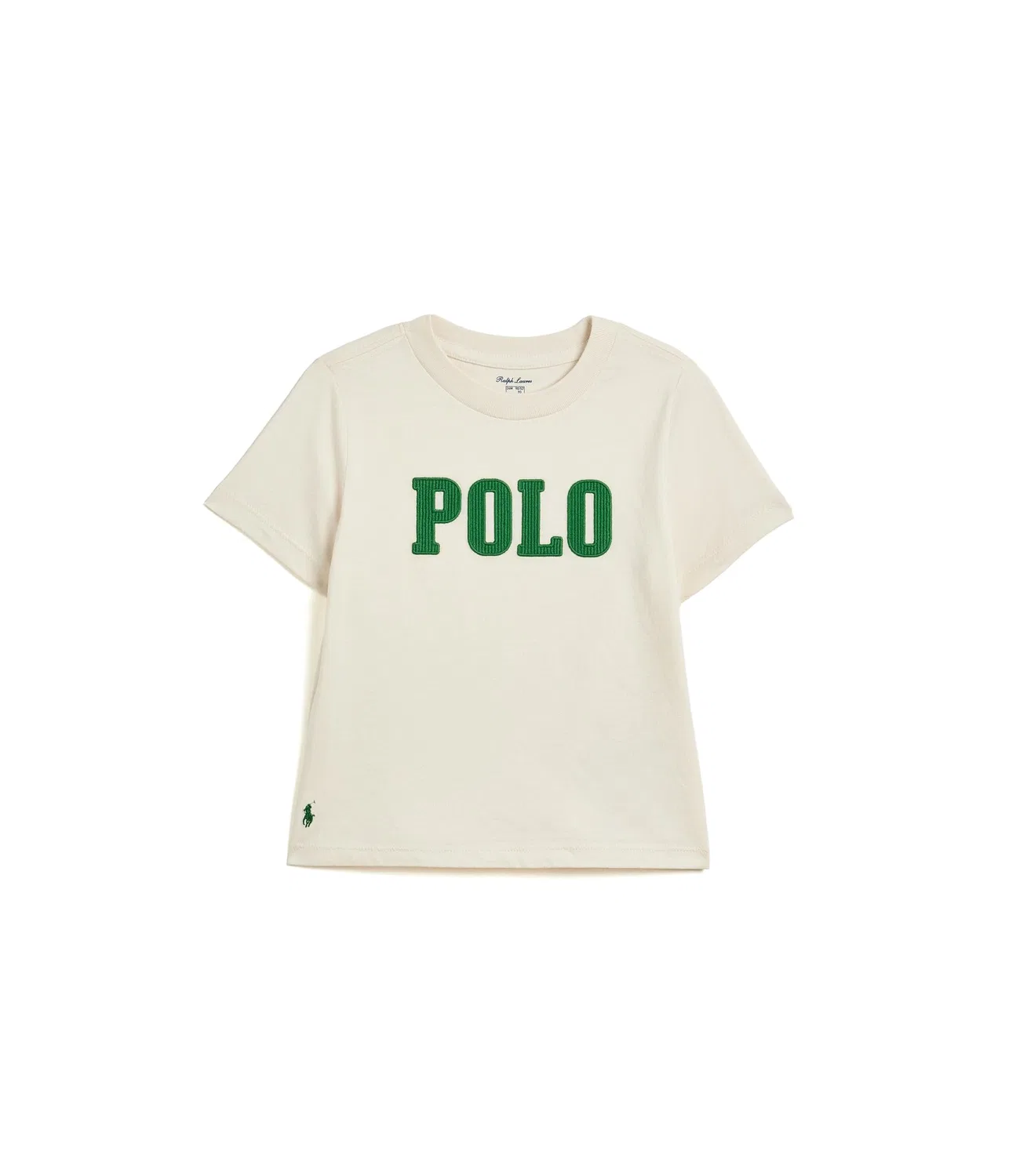 Футболка из хлопкового трикотажа с логотипом (для младенцев) Polo Ralph Lauren Kids, Estate Cream