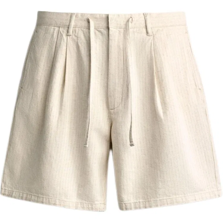 Мужские шорты свободного кроя Raw White ZARA, Raw White — фото 3