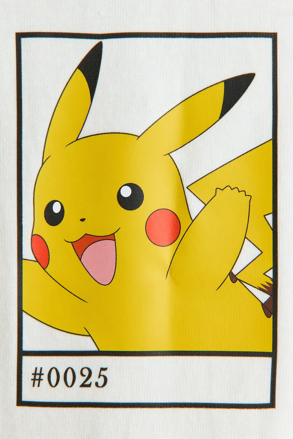 Футболка оверсайз с принтом H&M, Weiß/Pokémon — фото 2
