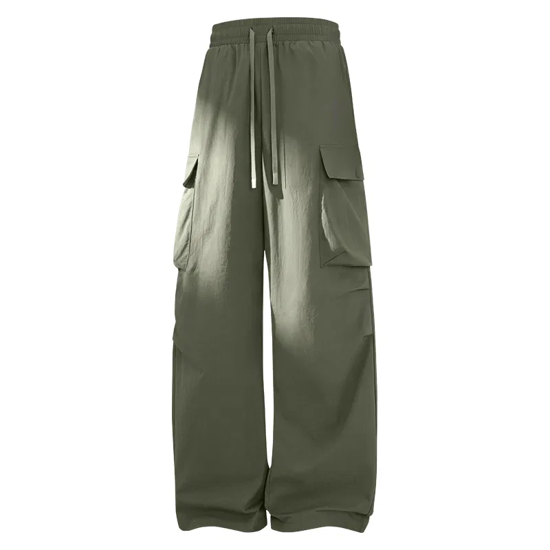 Детские брюки карго с множеством карманов MINISO, Army Green