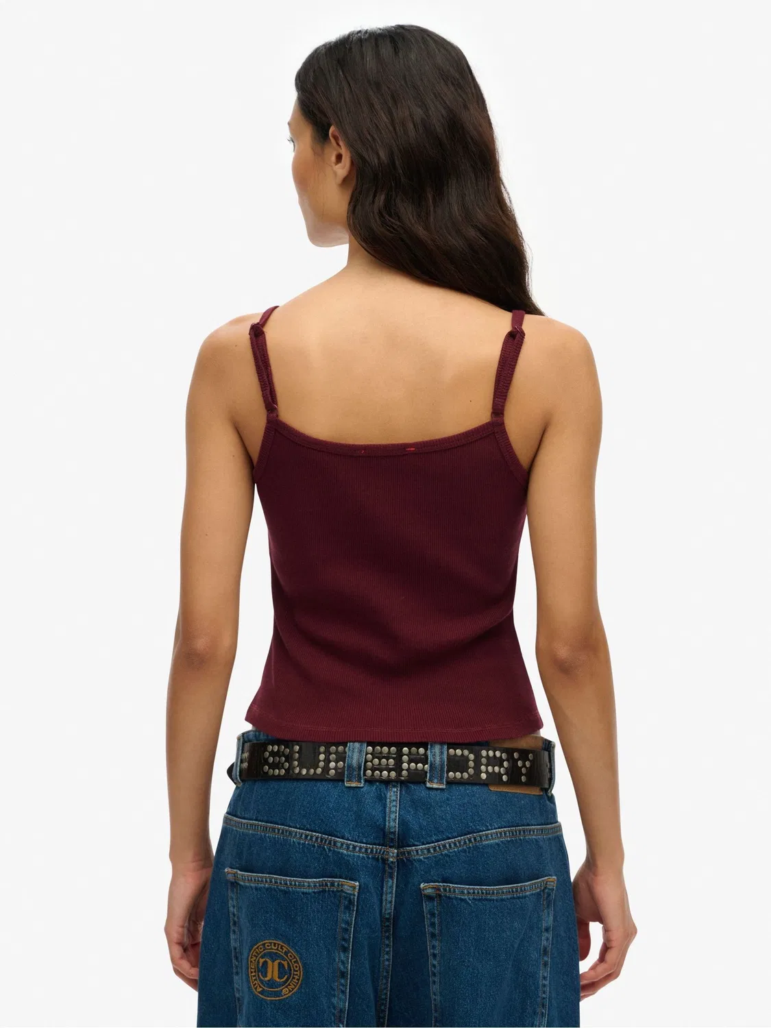 Топ на бретелях Athletic Essentials Superdry, красный — фото 2