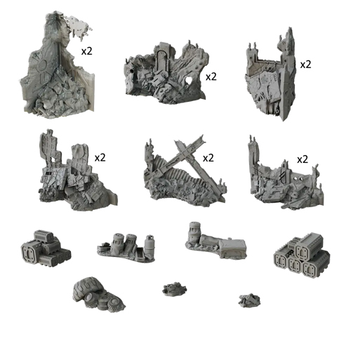 

Фигурка Terraincrate: Deadzone Ruins Mantic Games