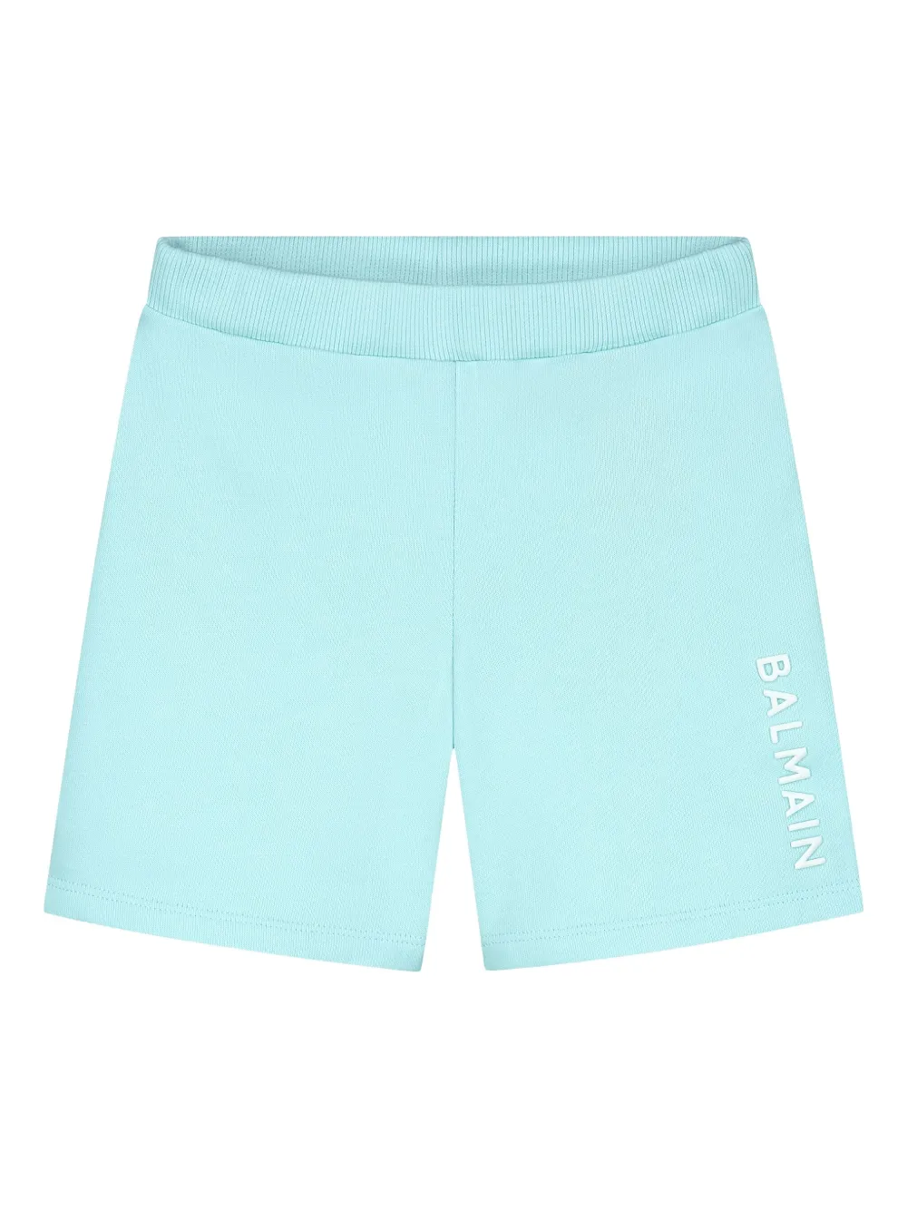 

Хлопковые шорты Balmain Kids, синий
