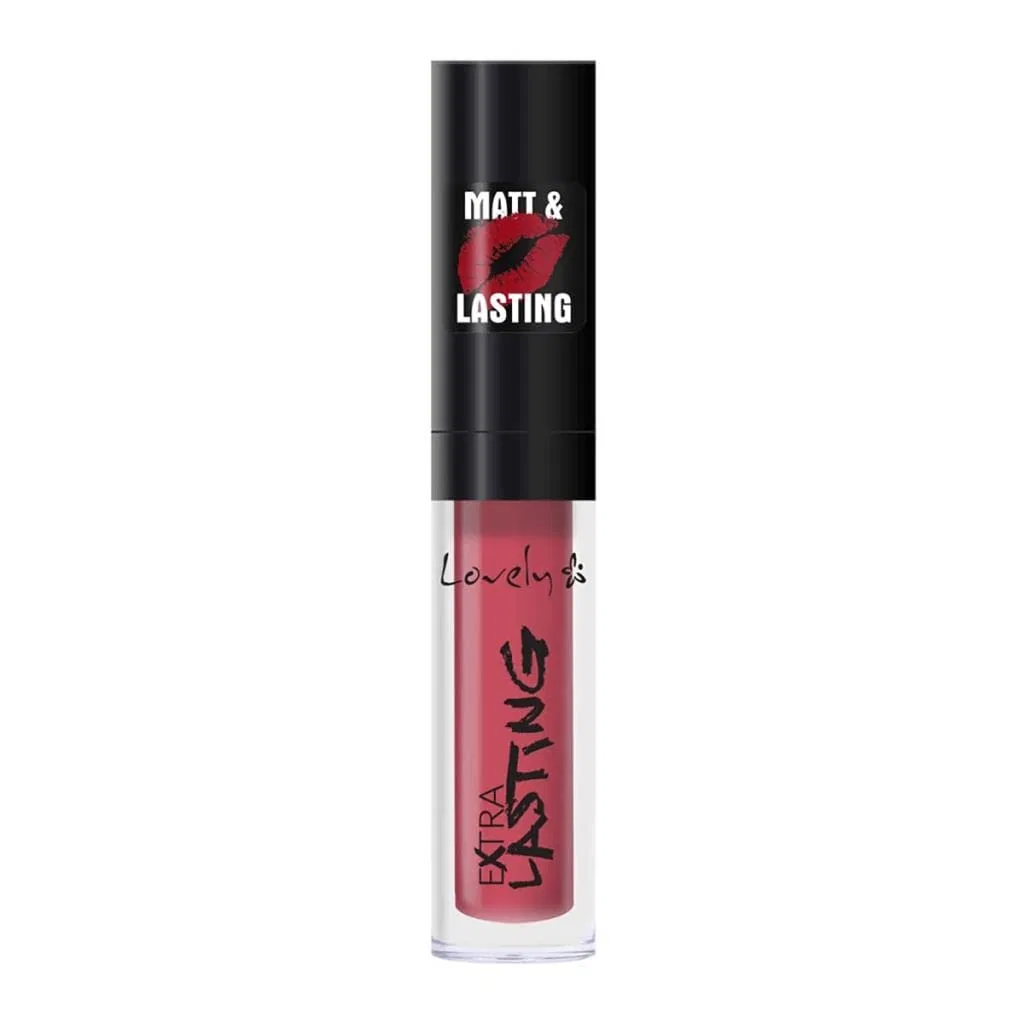 Блеск для губ Extra Lasting 6, LOVELY, 1 шт., красный