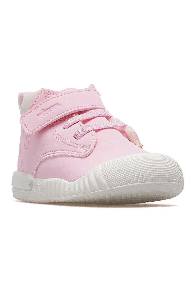 Детские ботинки для девочек с липучкой Paw Girl's Daily Boots Vicco, Powder — фото 4