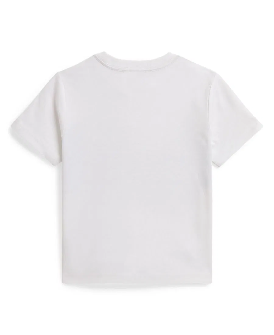 Футболка с коротким рукавом с принтом и эффектом тай-дай Polo Ralph Lauren, White — фото 2