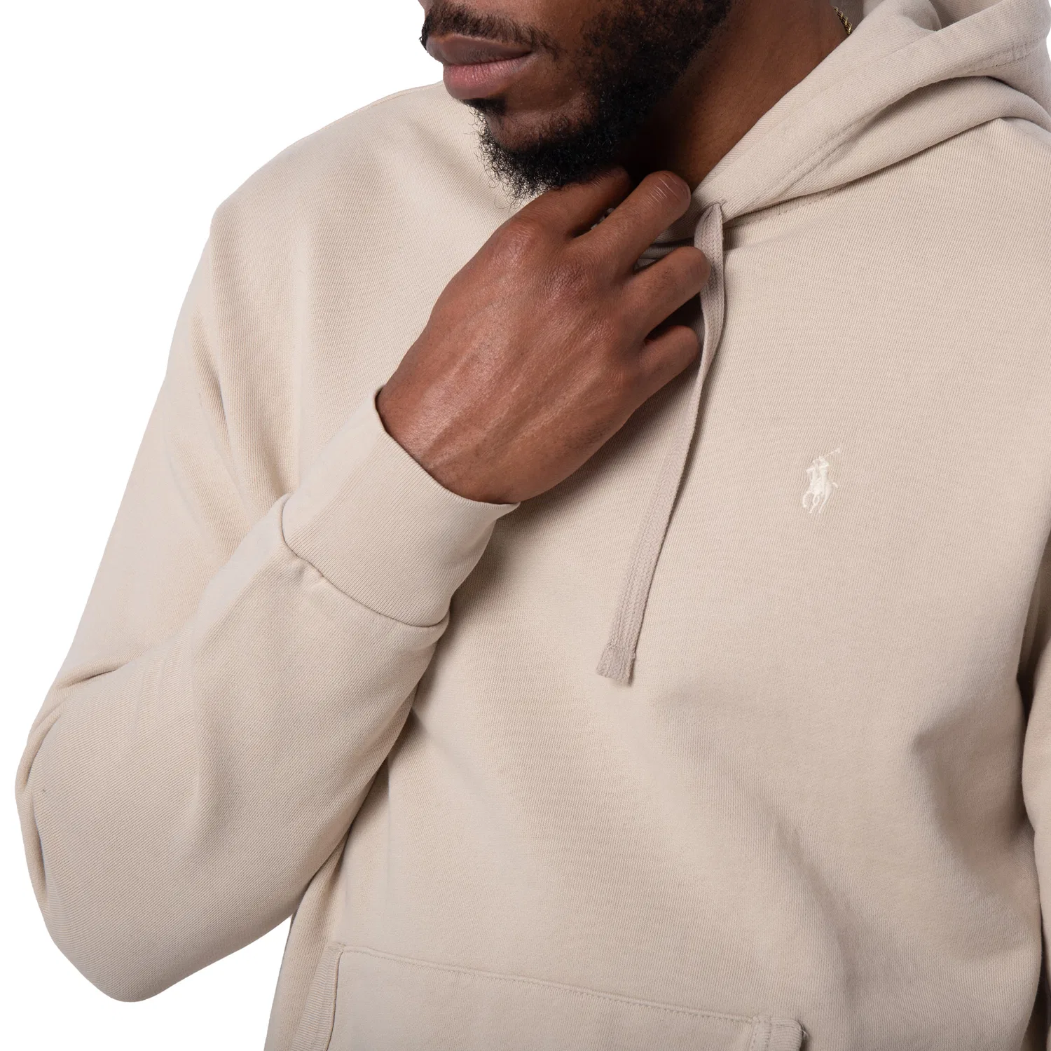 Худи из футера с капюшоном Loopback Fleece Hoodie Polo Ralph Lauren, Gray — фото 2