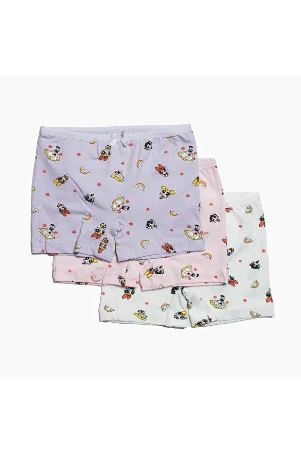 Детские боксеры для мальчиков с принтом Girl'S Powerpuff Girls Pattern Obje, Asorti