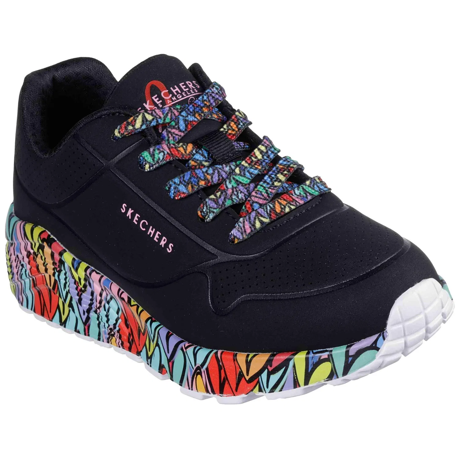 Детские кроссовки для мальчиков Skechers 314088L, Schwarz — фото 3