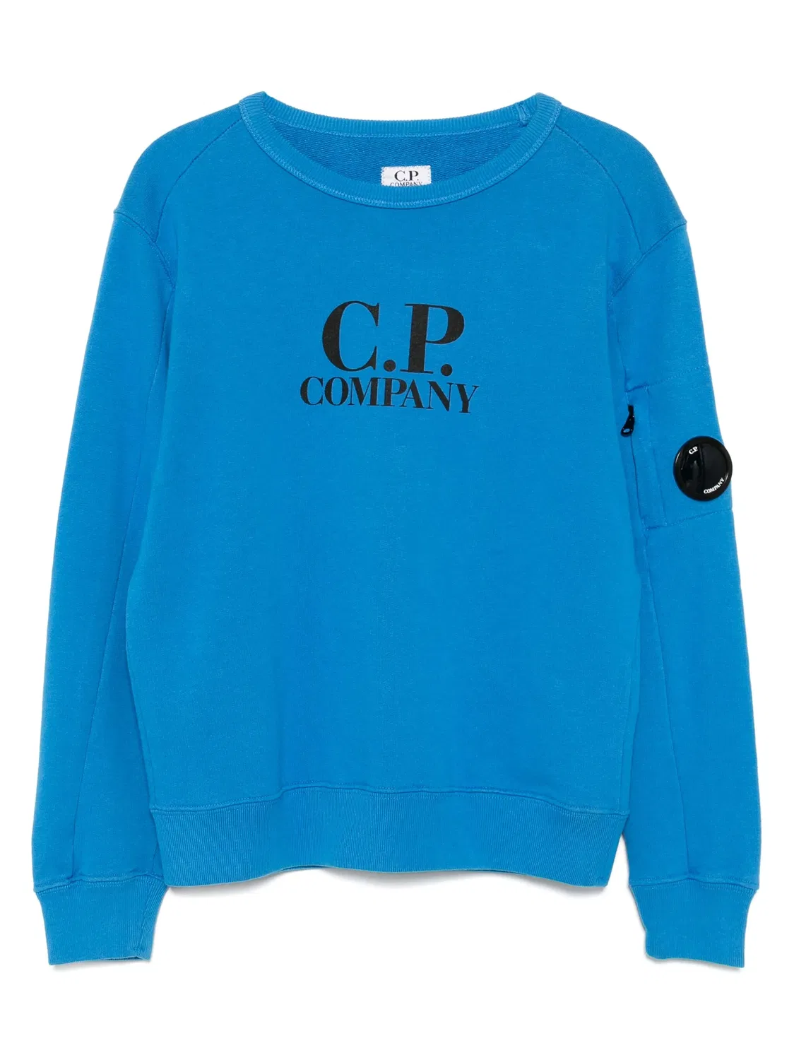 Свитшот с декором в виде линз C.P. Company, голубой