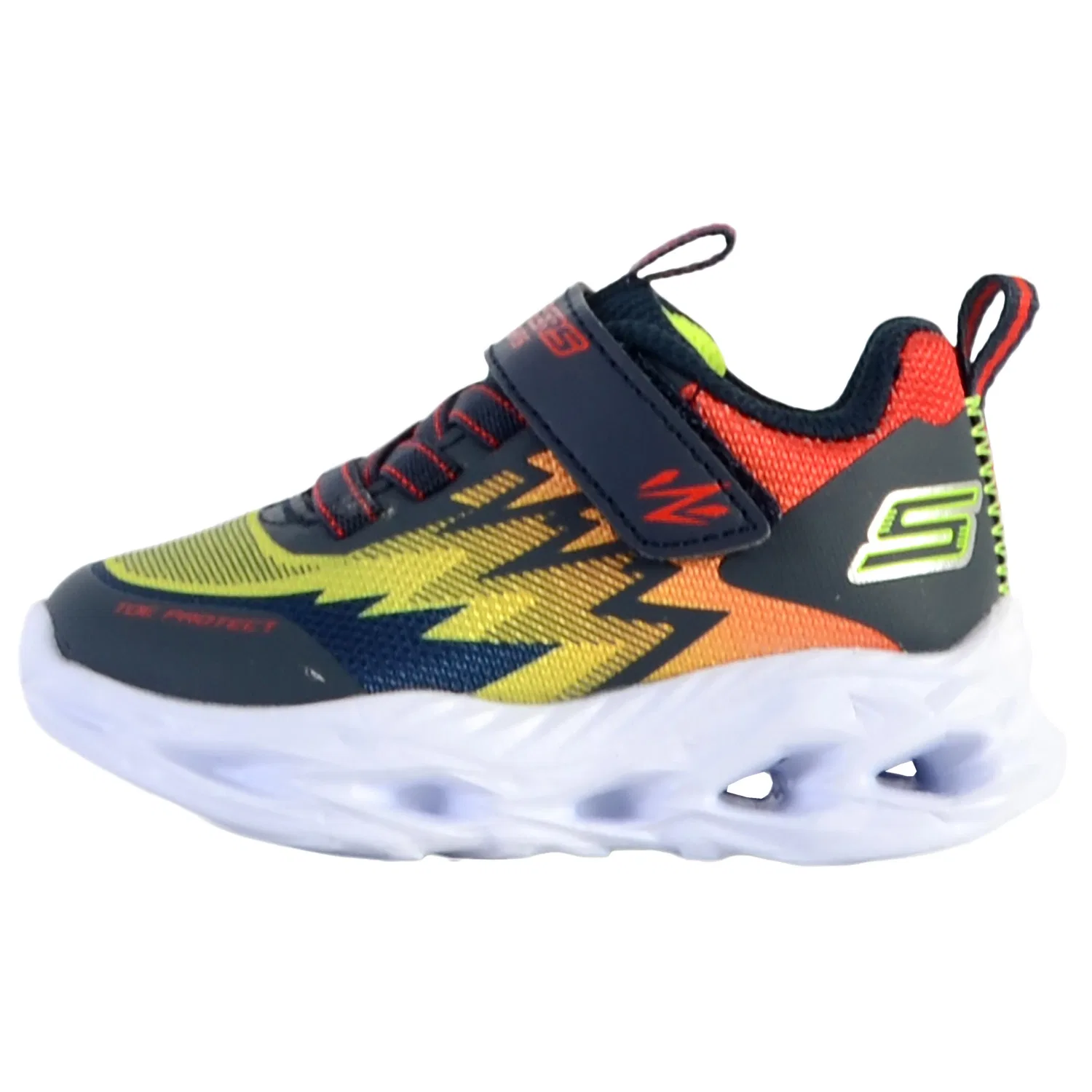 Детские кроссовки со светящейся подошвой VORTEX-FLASH ZORENT Skechers, Blau Rot