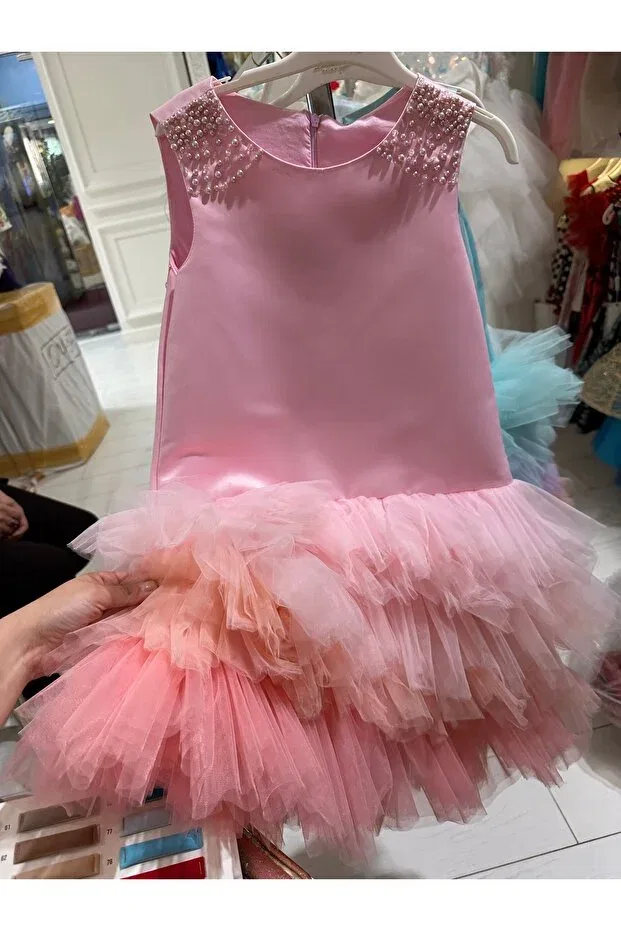 Детское платье для девочек с принтом Glam Lindissima, Pink — фото 2