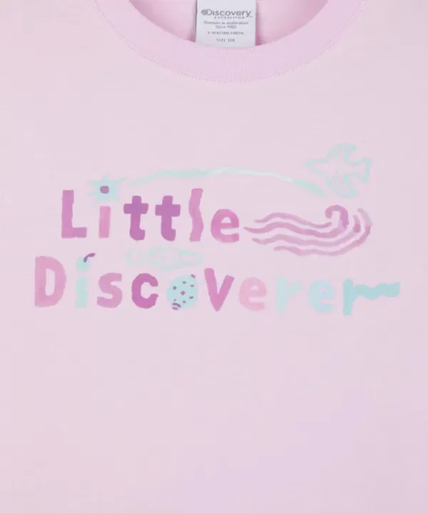 Футболка с графическим принтом, коллаборация, Discovery Kids, фиолетовый — фото 3