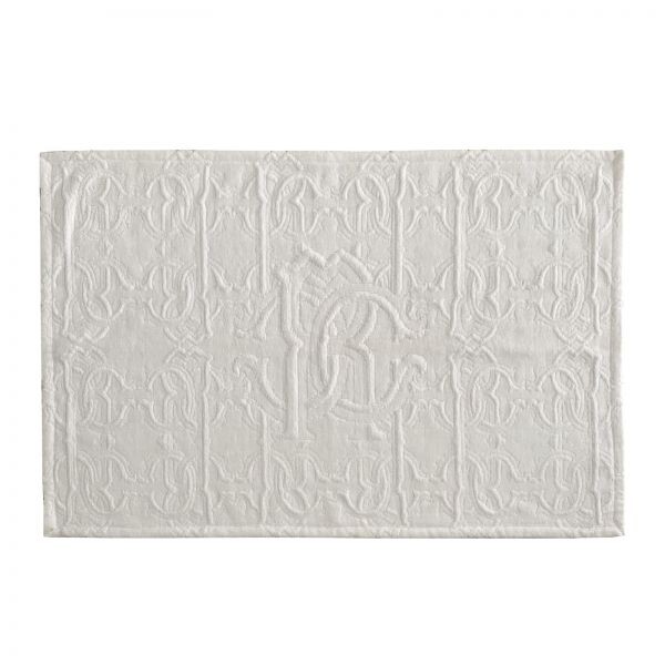 

Коврик для ванной Roberto Cavalli Heraldic White Jacquard, 60×90 см