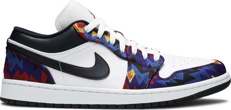 

Кроссовки Air Jordan 1 Low SE Nothing But Net, белый, Белый;черный, Кроссовки Air Jordan 1 Low SE Nothing But Net, белый