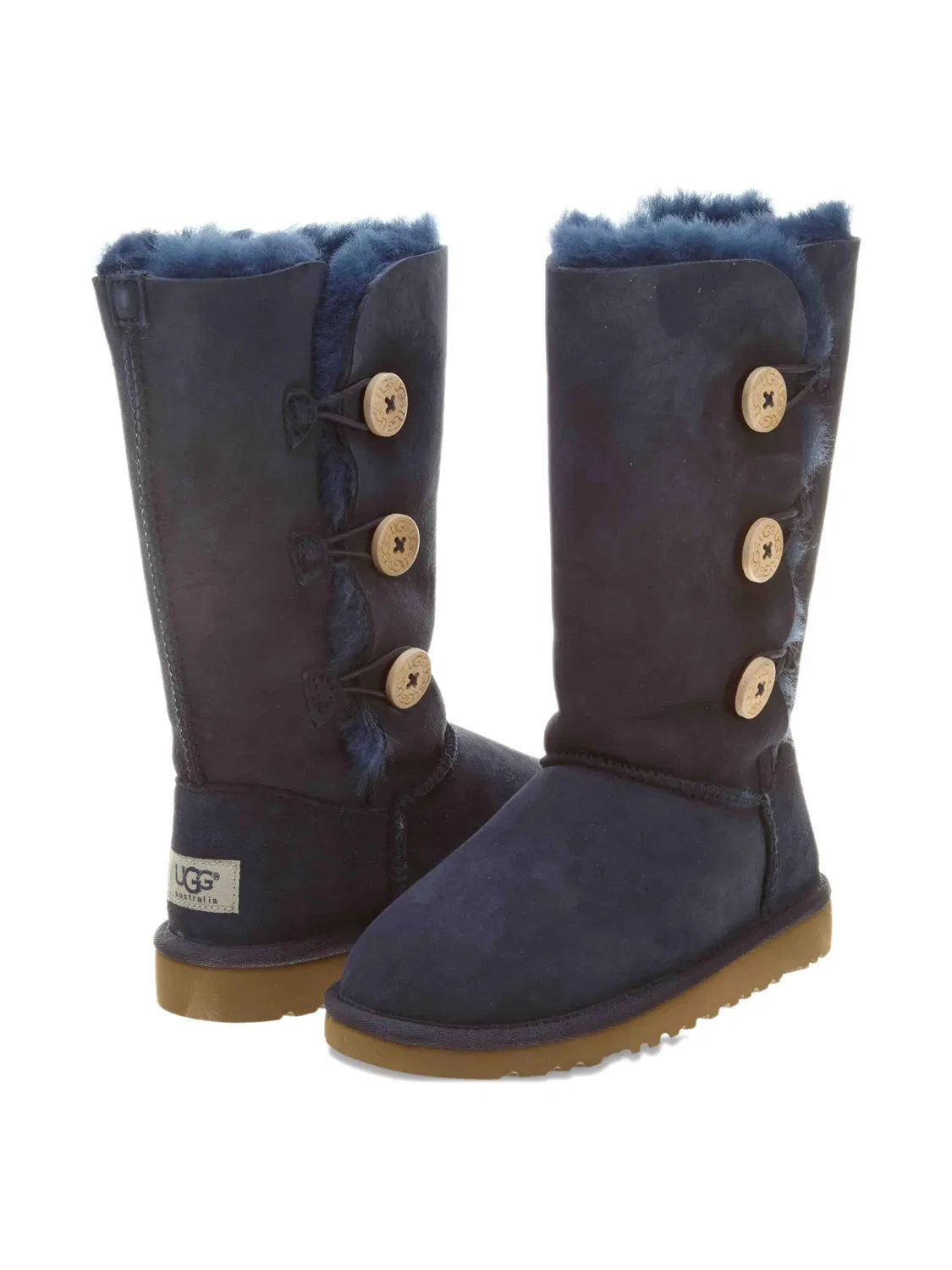 Ботинки с кнопками Bailey Button Triplet UGG, синий — фото 2