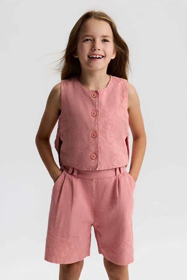 Детские шорты для девочек хлопковые Nk Kids, Rose Dry — фото 2