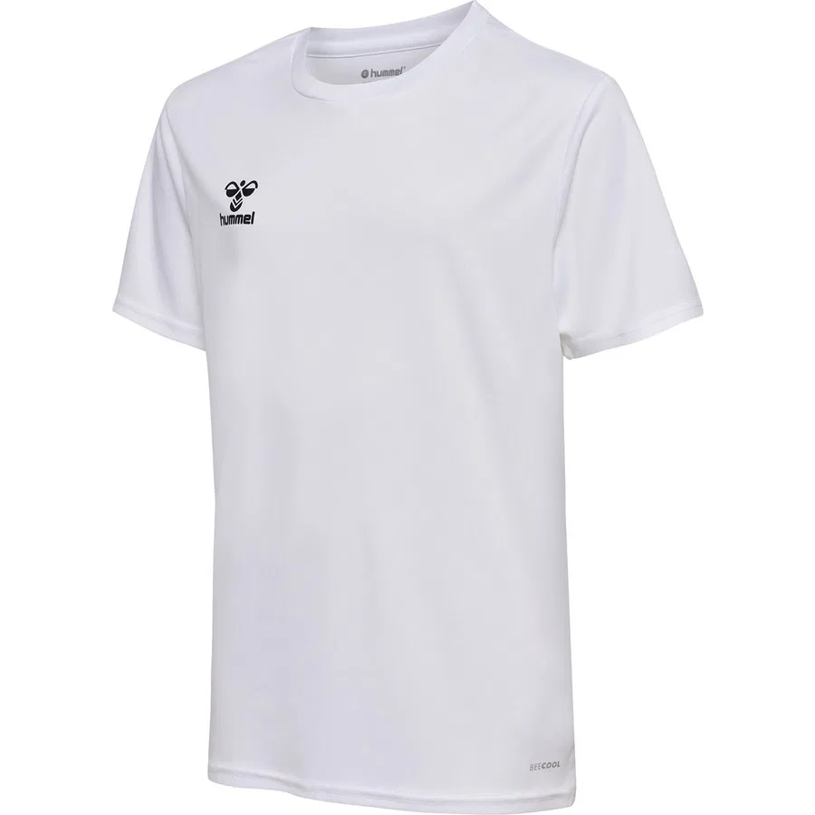 Детская футболка с коротким рукавом из интерлока Essential Jersey Hummel, Белый