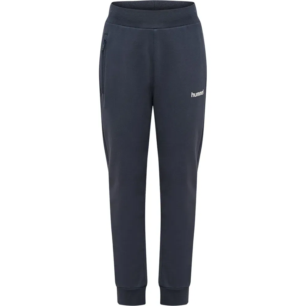 Детские спортивные штаны с регулируемым поясом Regular Logo Adjust Waist Hummel, Blue — фото 3