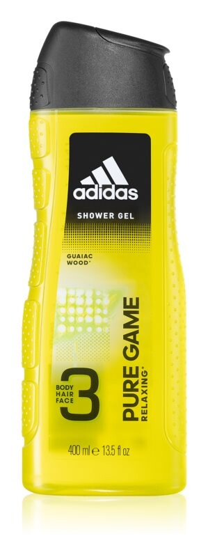 

Гель для душа для лица, тела и волос 3 в 1 Adidas Pure Game