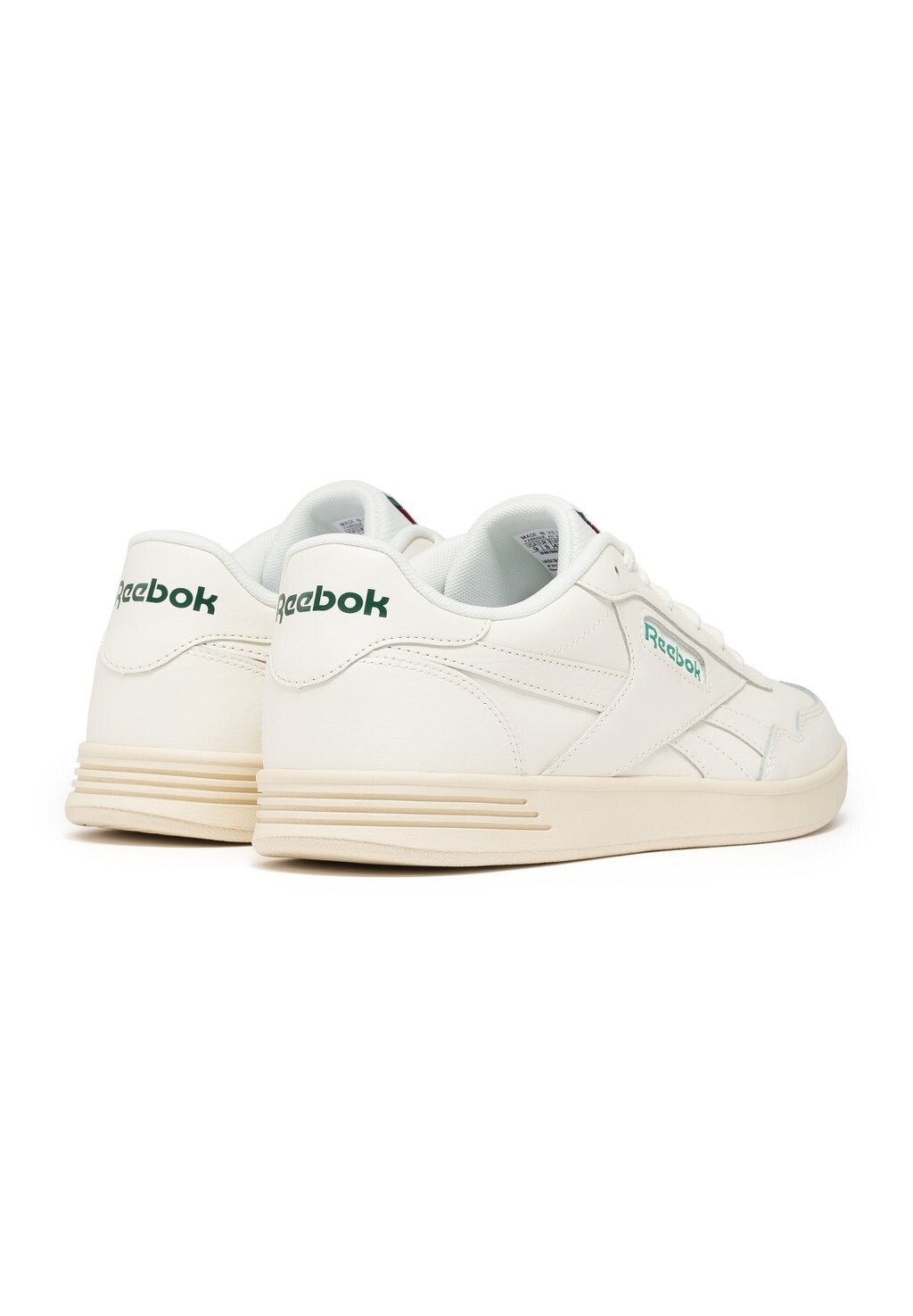 

Низкие кроссовки Non Court Advance Reebok, меловой темно-зеленый, ярко-красный