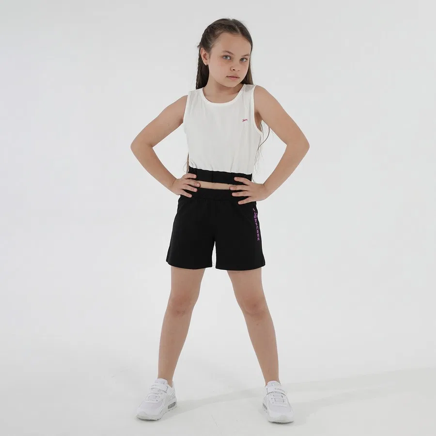 Комплект из топа и шорт Slazenger Dıodato Koyu Gri, Темно-серый