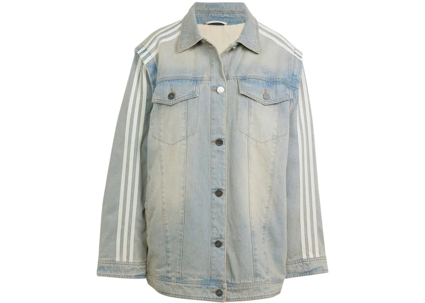 Детская джинсовая куртка-рубашка унисекс Adilenium Season 3 Adidas, цвет Light Denim